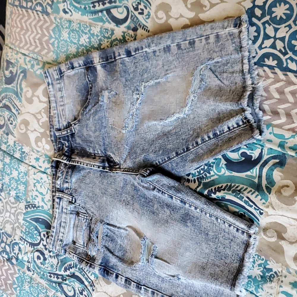 Blue jeans short